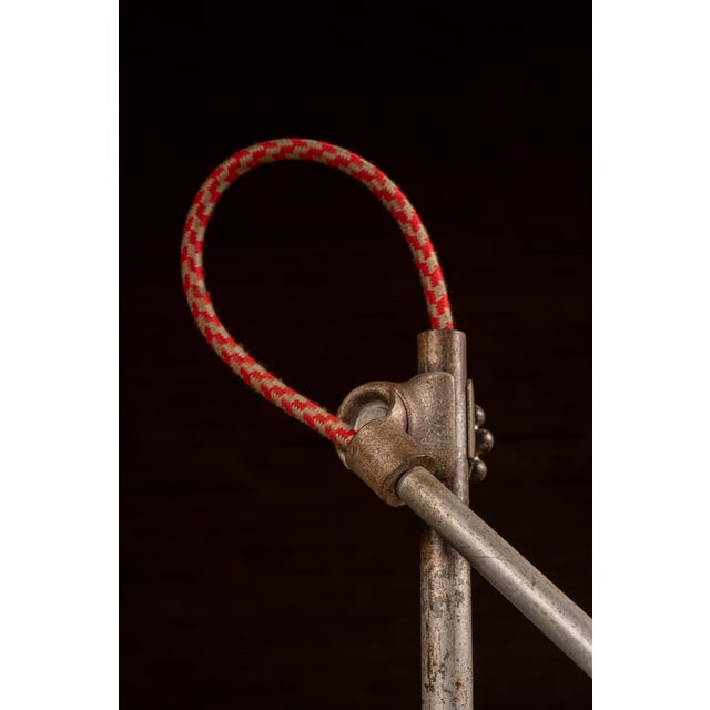 Vintage Articulated Industrial Task Lamp by o.c. White For Sale - Image 10 of 12