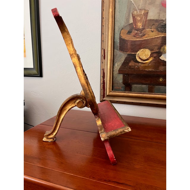 Antique Wooden Music/Picture Stand - Table Top For Sale - Image 4 of 9