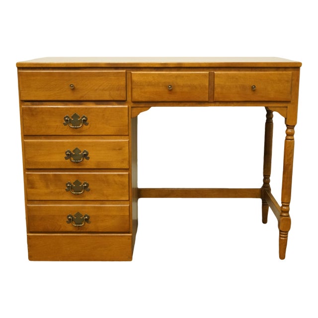 Ethan Allen Heirloom Nutmeg Maple Crp Custom Room Plan 40" Student Desk