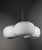 Mid-Century Modern Mid-Century Modern Three-Light Opaline Glass Pendant Light, Italy, 1970s For Sale - Image 3 of 10