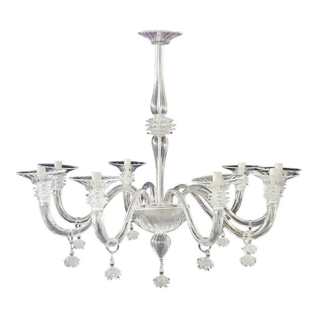 Otto Lights in Transparent Murano Glass, 1930s For Sale - Image 7 of 7