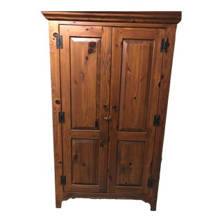 Ethan Country Craftsman Armoire For Sale