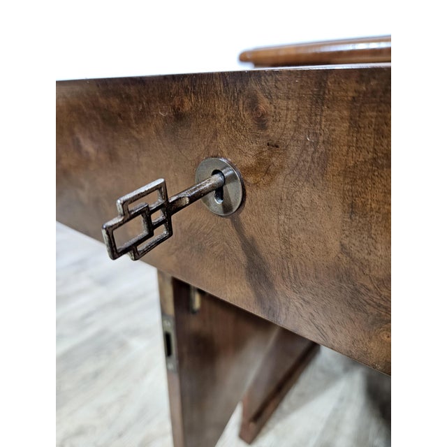 Wood Art Deco Sewing Table, 1940s For Sale - Image 7 of 16