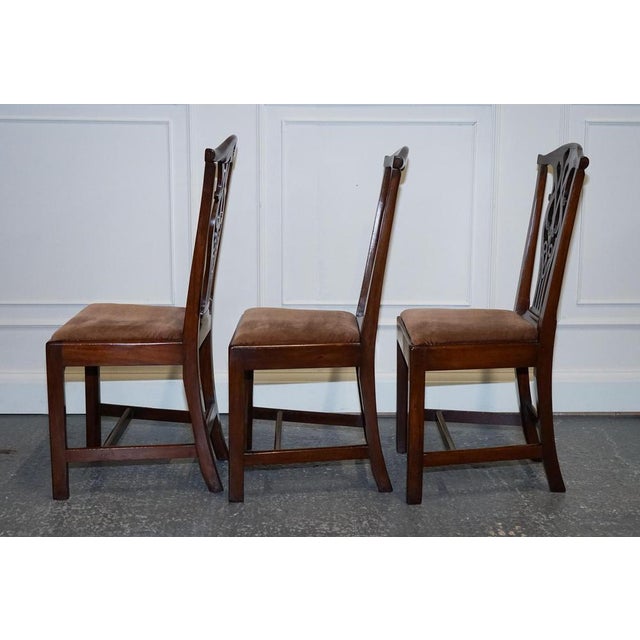 Chippendale Dining Chais H Frame, 1890s, Set of 6 For Sale - Image 11 of 18