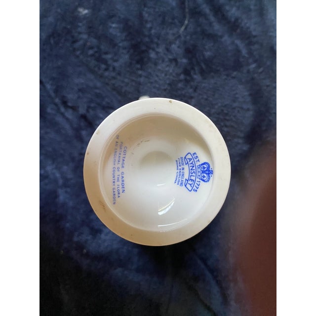 Mid-Century Modern Vintage Aynsley Cottage Garden Fine China Urns With Lids-Set of 2 For Sale - Image 3 of 4