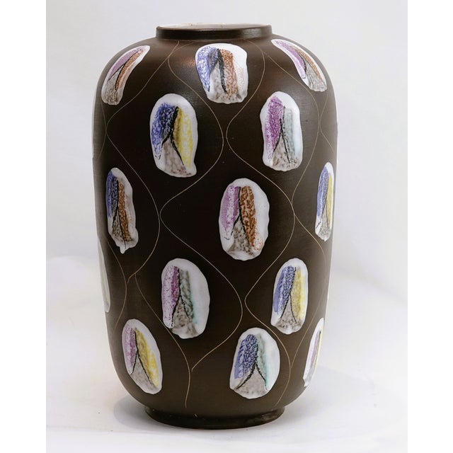 Kongo Floor Vase by Bodo Mans for Bay Keramik, West Germany, 1950s For Sale - Image 10 of 10