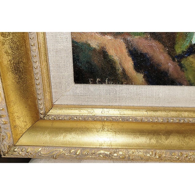1930s Seascape OIl Painting by Elizabeth Jewell C. 1937 For Sale - Image 5 of 8