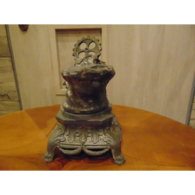 Art Nouveau Zinc Base For Sale - Image 6 of 8