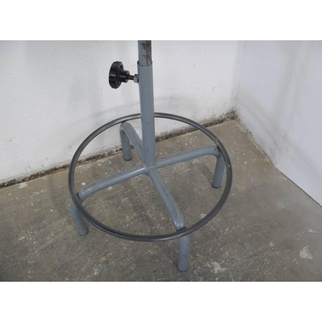 1970s Vintage Iron Stool, 1970 For Sale - Image 5 of 9