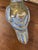 Vintage Chinese Cloisonné and Ceramic Duck Figurine With Hand-Painted Detailing. For Sale - Image 9 of 9