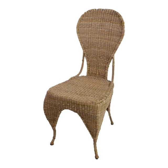 Balloon Back Side Chair by Mario Lopez Torres For Sale