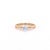 Contemporary Rainbow Moonstone Stacking Ring | Minimalist Gold Everyday Band | Modern Promise Ring for Her Us 7 For Sale - Image 3 of 3