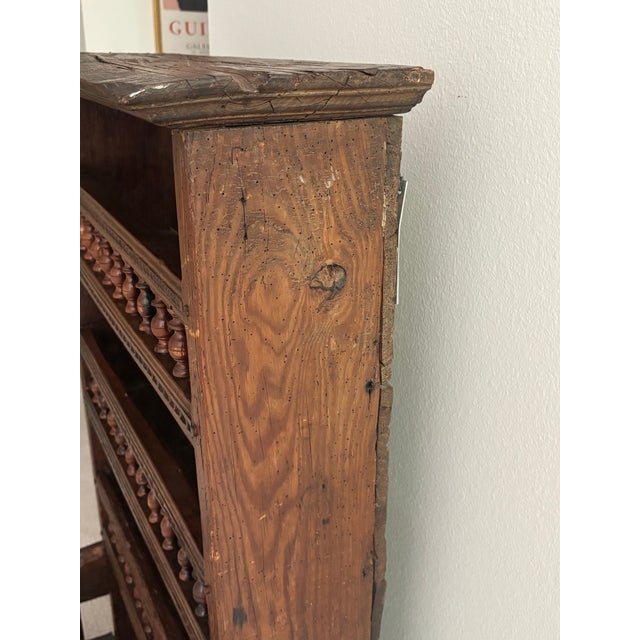 Antique French Breton Baguette Shelf / Étagère a Pain / Antique Breton Bar Shelf / Antique Breton Pantry Shelf For Sale - Image 15 of 18