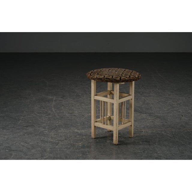 Secessionist Stool, Austria, 1910s For Sale - Image 11 of 13