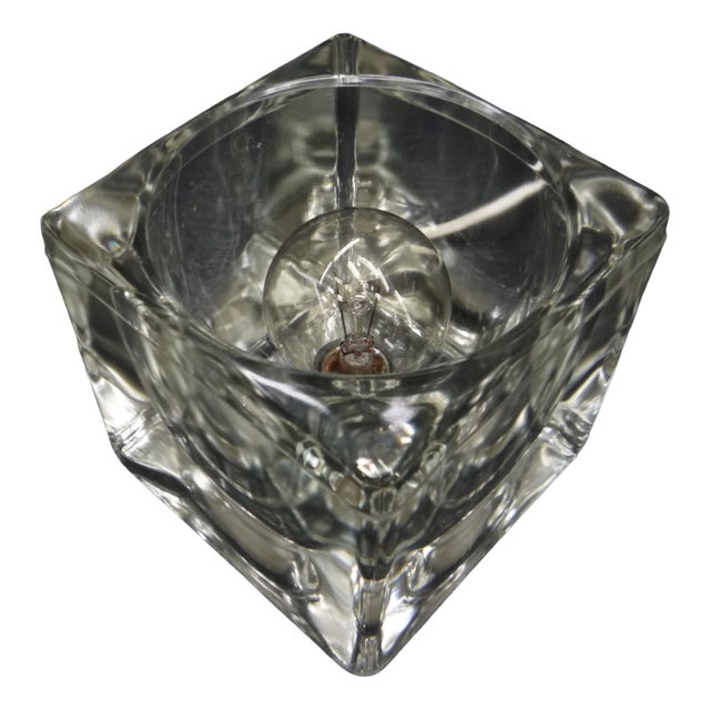 Space Age Glass Table Lamp from Peill & Putzler, 1960s For Sale