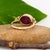 Metal 7.1cts East - West Star Ruby Ring With Natural Diamonds Accents: Solid 14k Gold, Size 6.75 For Sale - Image 7 of 8