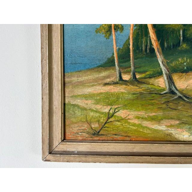 Green Alson Skinner Clark ( 1876 - 1949 ) Impressionist Oil Landscape Painting For Sale - Image 8 of 11