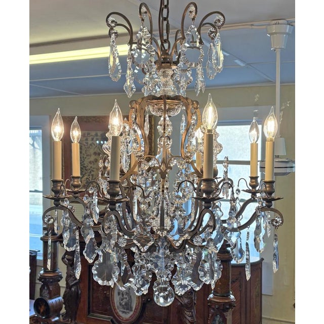 Schonbek 3571 Renaissance Louis XVI Style 9 Light Silver