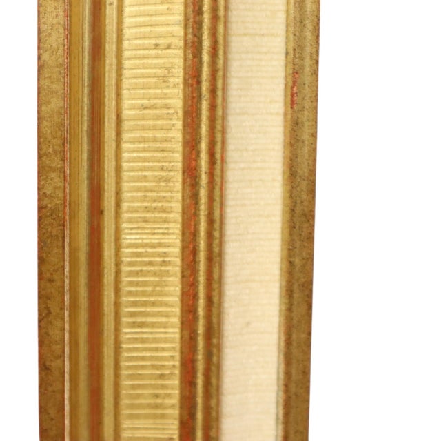 Gold Sleek Gold Wooden Painting Frame For Sale - Image 8 of 15