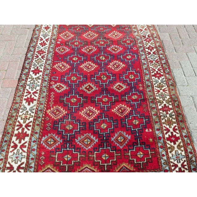 Mid-Century Modern 1960's Handknotted Turkish Rug -52"x81" For Sale - Image 3 of 13