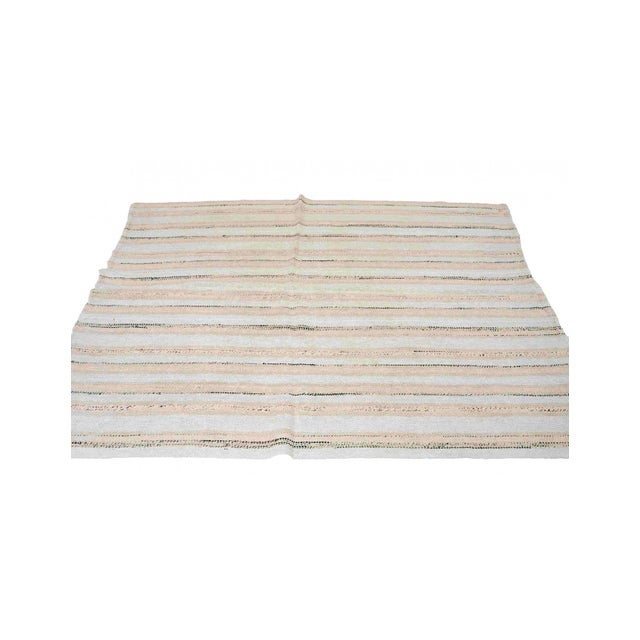 Decorative Vintage Turkish Hemp Rug - 4`9" X 6`2" For Sale In Los Angeles - Image 6 of 6