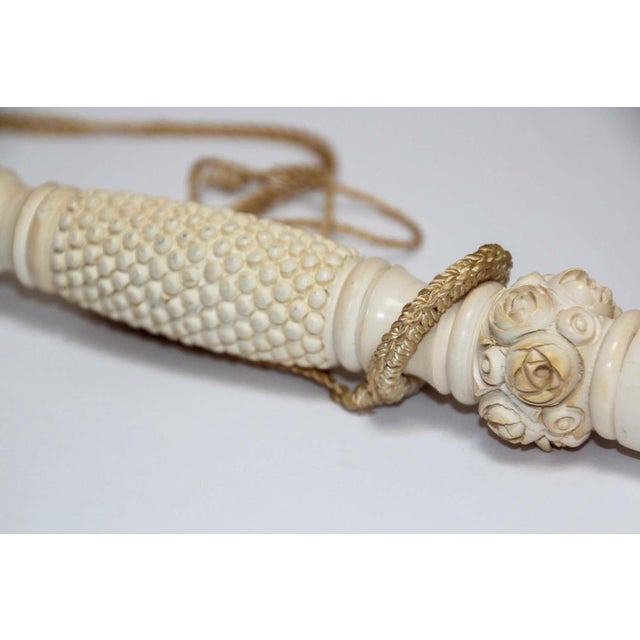 Carved Turkish Meerschaum Pipe, Moorish Style, Hand-Crafted, 1950 For Sale - Image 15 of 18