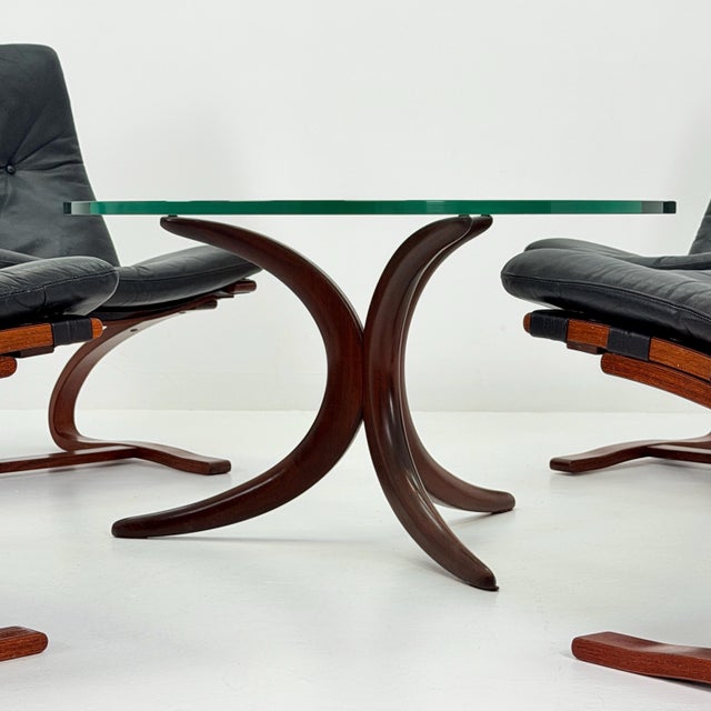 Mid-Century Kangu Lounge Chair by Elsa Solheim and Nordahl Solheim for Rybo, 1970s For Sale - Image 10 of 18