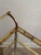 Late 20th Century Three Tier Brass Bar Cart on Casters, Regency Style For Sale In Austin - Image 6 of 8