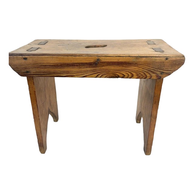 Antique Spanish Milking Stool For Sale