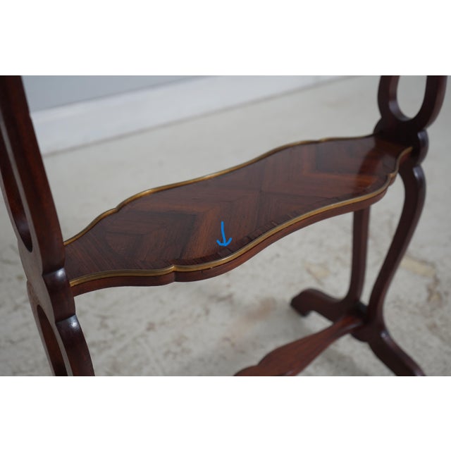 Wood Antique 19th Century French Kidney Tiered Occasional Table For Sale - Image 7 of 13