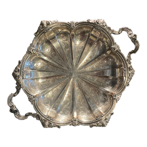 Antique James Dixon and Sons Silverplate Renaissance Revival Tazza