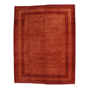 Vintage Hand-Knotted Persian Gabbeh Rug 9'7" X 12'5"