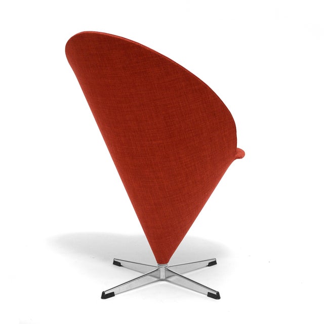 Metal Verner Panton Cone Chair For Sale - Image 7 of 8