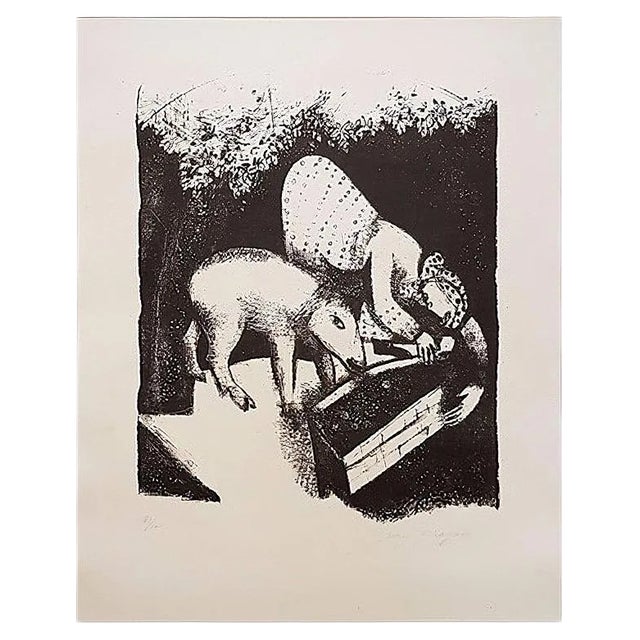 L’Auge II - Original Lithograph by Marc Chagall - 1925 1925 For Sale