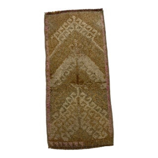 Mid 20th Century Turkish Handknotted Floral Rug For Sale