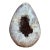 Museam Grade Egg-Shaped Amethyst and Quartz Geode Sculpture From Uruguay For Sale