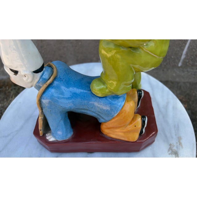 Chinese Mid-Century Chinese Cultural Revolution Red Guard Porcelain "Struggle Session" Figurine For Sale - Image 3 of 8