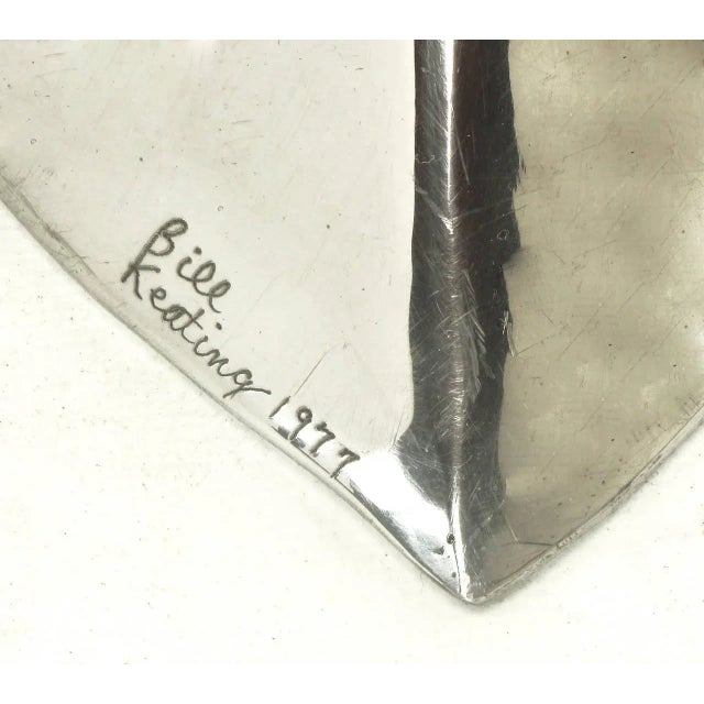 Abstract Organic Polished Aluminum Sculpture by Bill Keating For Sale - Image 10 of 10