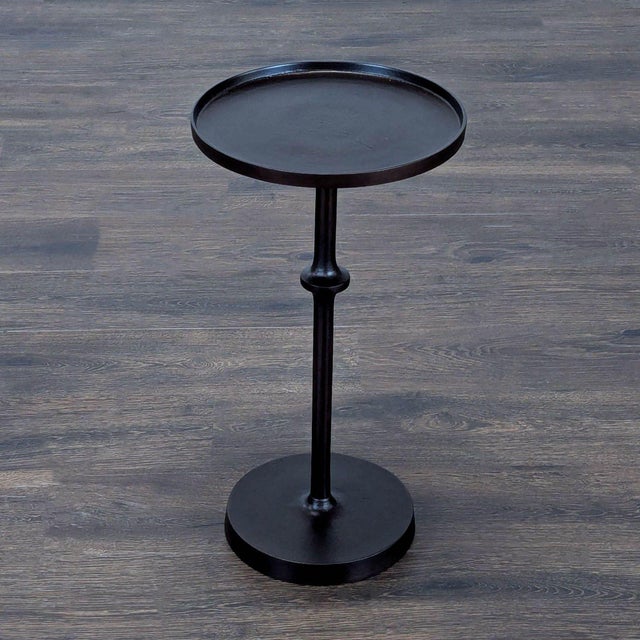 Handcrafted by metal artisans in India from cast aluminum, the Kenneth Martini Table features a uniquely hand-antiqued...