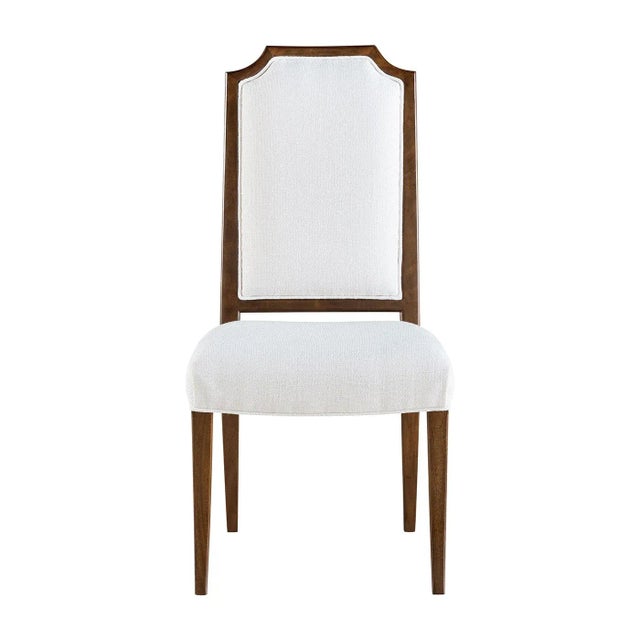 Classic Upholstered Dining Chair (Set of 2) For Sale - Image 4 of 5