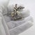 This vintage silver figurine depicts a racing horse (cavallo da corsa) in motion. Handcrafted in arezzo, tuscany during...