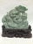 Stone Carved Jadeite Mountain With Trees and Birds Sculpture For Sale - Image 7 of 7