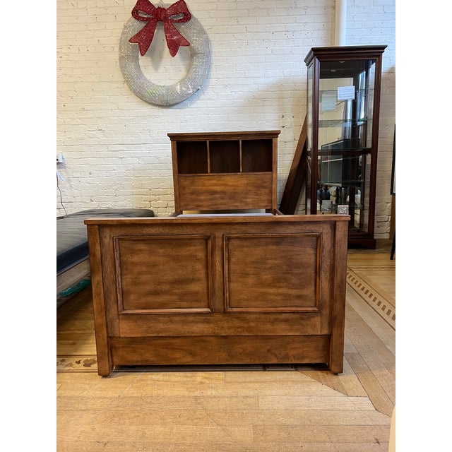 Twin Extra Long Size Ethan Allen Storage Trundle Bed Chairish