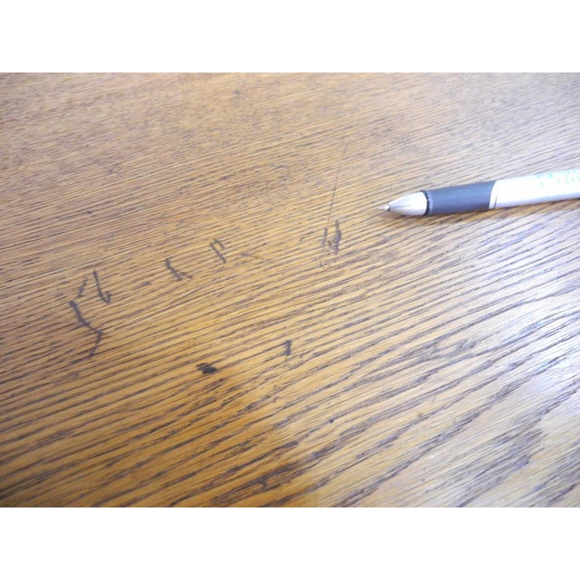 A very unusual Art Deco ornate desk, richly carved with Art Deco and Art Nouveau ornamentation, originally from the estate...