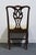 High End Solid Mahogany Traditional Chippendale Style Dining Side Chair For Sale In Kansas City - Image 6 of 9