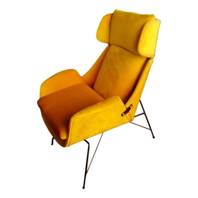 Lounge Chair by Augusto Bozzi for Saporiti Italia, 1950s For Sale - Image 6 of 10