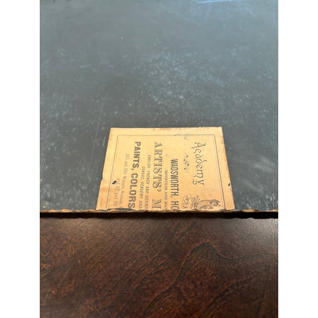 Late 19th Century American Landscape on Academy Board, Wadsworth Howland Label, Circa 1880–1900 For Sale - Image 9 of 12