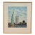 Katherine E Gallagher 'lady Liberty Nyc' Statue & Twin Towers New York Aquatint For Sale