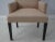 Pair Crate & Barrel Modern Upholstered Host Chairs For Sale In Philadelphia - Image 6 of 13