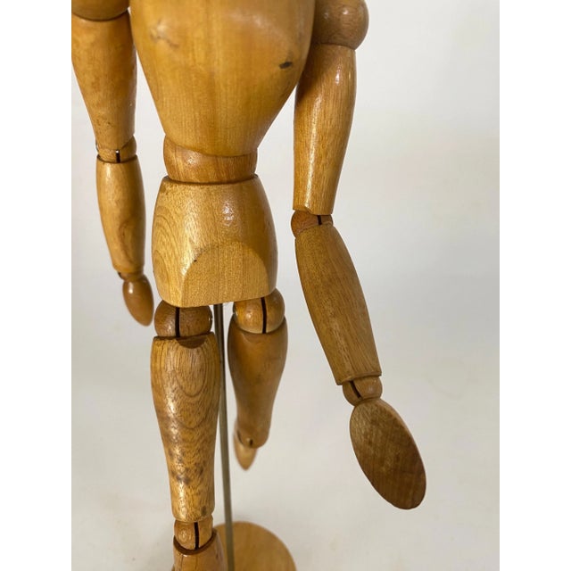 Articulated Wooden Mannequin, 20th Century For Sale - Image 6 of 11